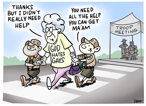 'You need all the help you can get ma'am.'