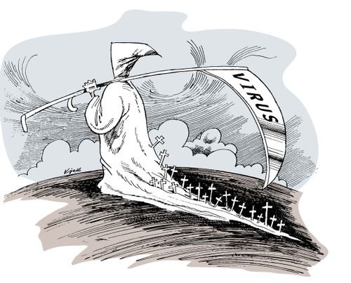 The Grim Reaper and Viruses.
