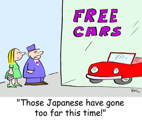 'Those Japanese have gone too far this time!'