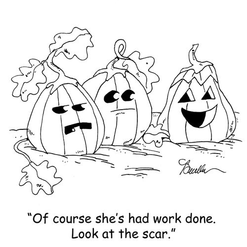 'Of course she's had work done. Look at the scar.'