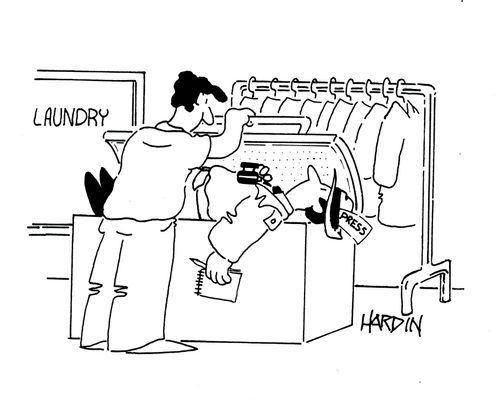Laundry Pressing Journalist.