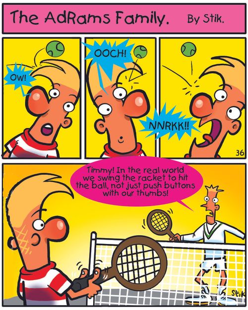 The AdRams Family no.18 - Tennis skills