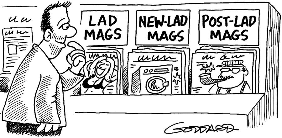 'Lads mags - New-lads mags - Post-lads mags'