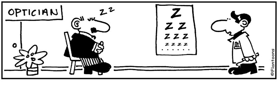 Optician's Eye Chart - ZZZZ.