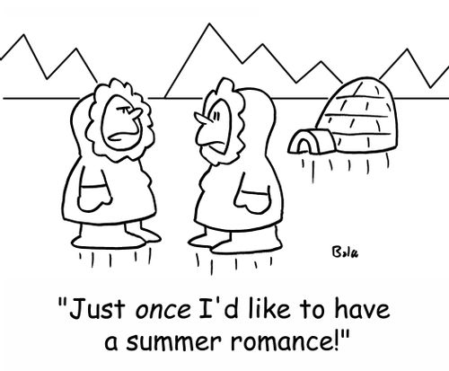 'Just ONCE I'd like to have a summer romance!'