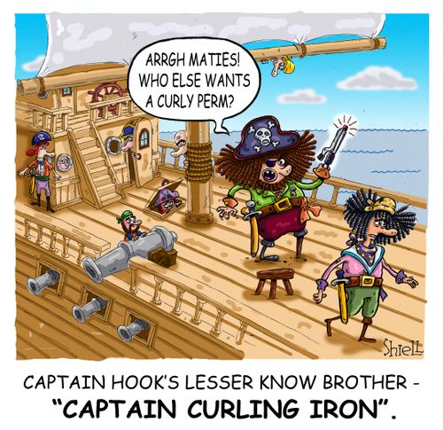 Captain Curling Iron.
