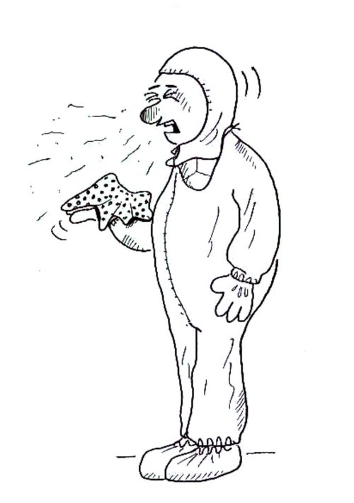 Germ warfare.