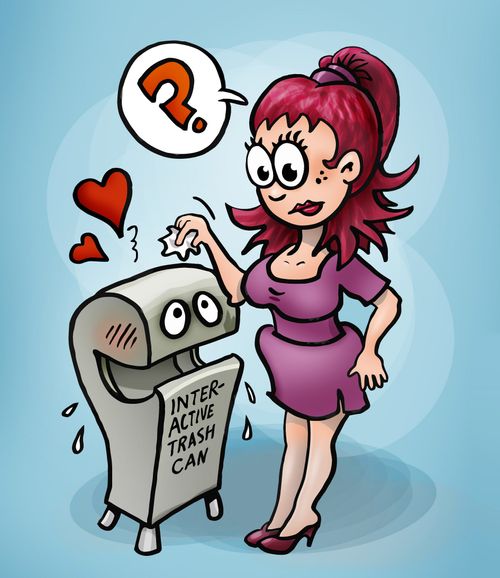 Interactive Trashcan.