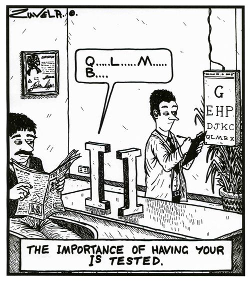 The importance of having your Is tested.
