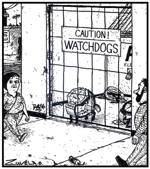 Caution! Watchdogs.