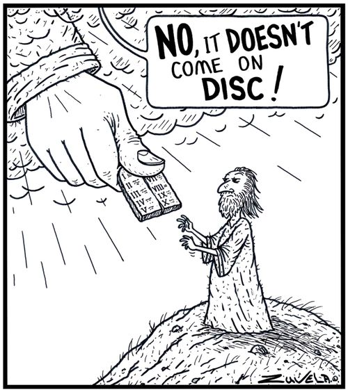 'NO, it DOESN'T come on DISC!'