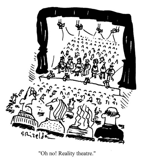 'Oh No! Reality theatre.'