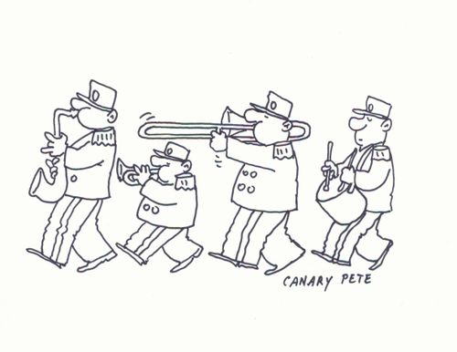 Brass band.