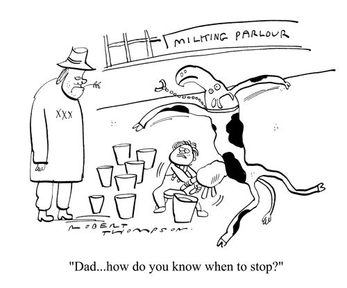 "Dad...how do you know when to stop?"
