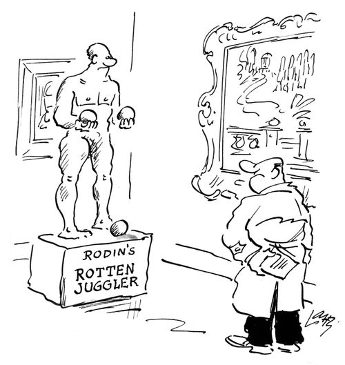 Rodins rotten juggler