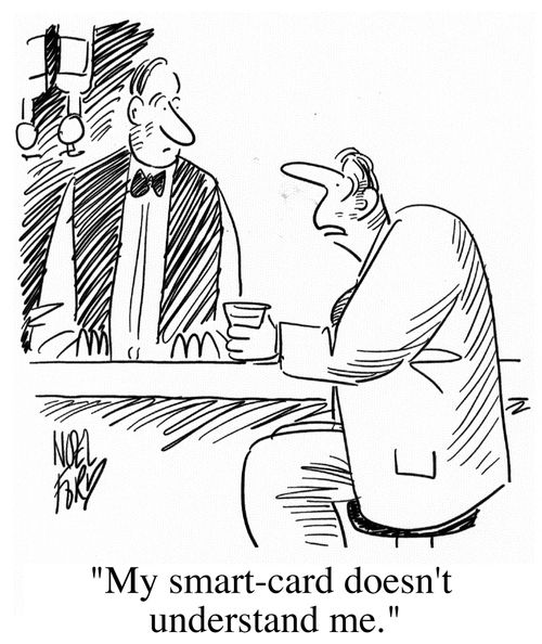 "My smart-card doesn't understand me."