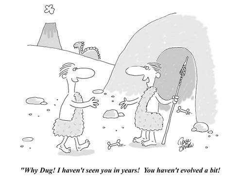 'Why Dug! I haven't seen you in years! You haven't evolved a bit!'