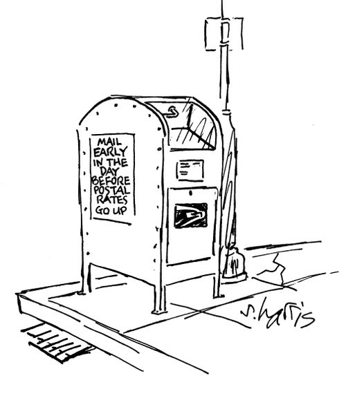 Mail Early In The Day Before Postal Rates Go Up.