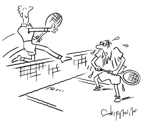 Tennis winner.