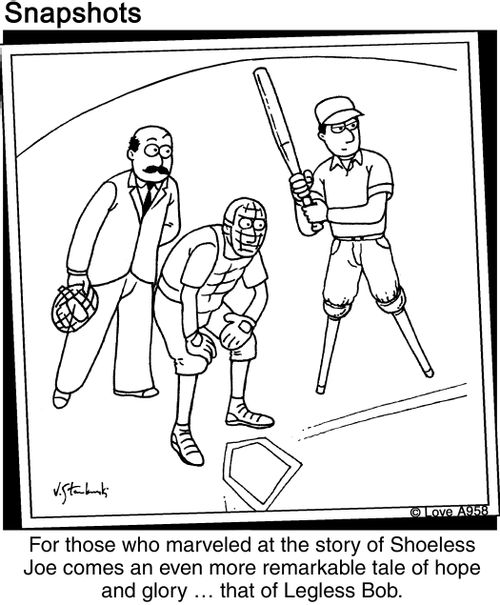 For those who marveled at the story of Shoeless Joe comes an even more remarkable tale of hope and glory... that of Legless Bob.