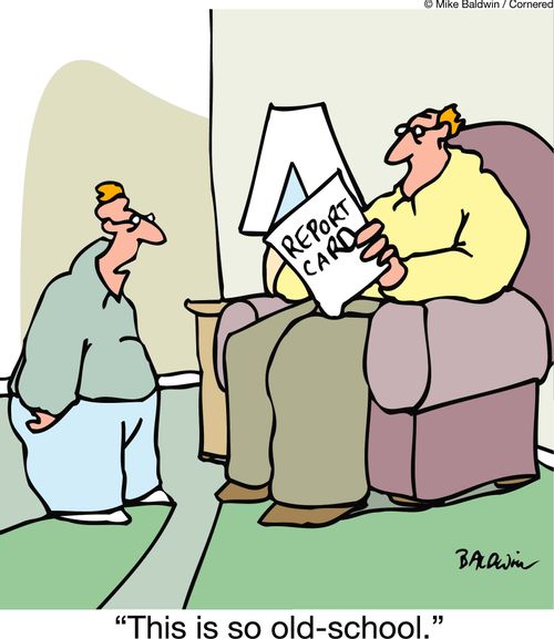 'This is so old-school.'
