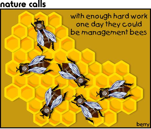 Worker bees.