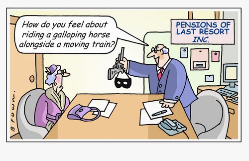 'How do you feel about riding a galloping horse alongside a moving train?' 