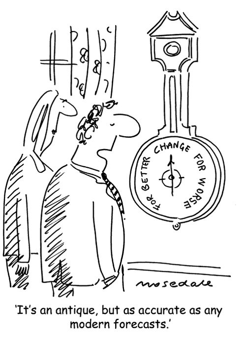 'It's an antique, but as accurate as any modern forecasts.'