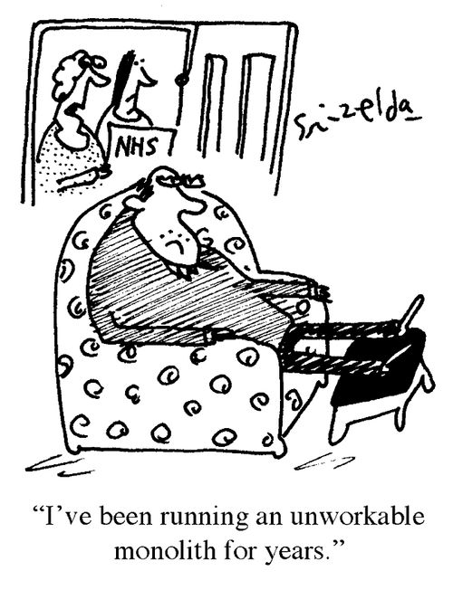 'I've been running an unworkable monolith for years.'