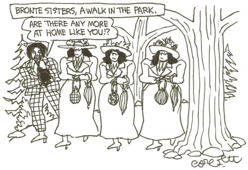 Bronte sisters, a walk in the park: 'Are there any more at home like you?'