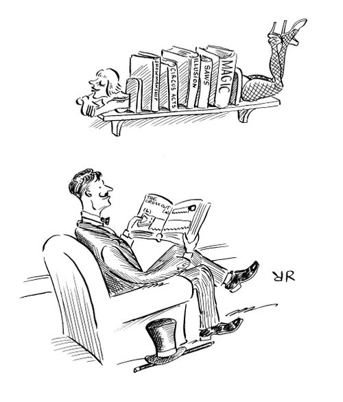 Magician's Bookcase.