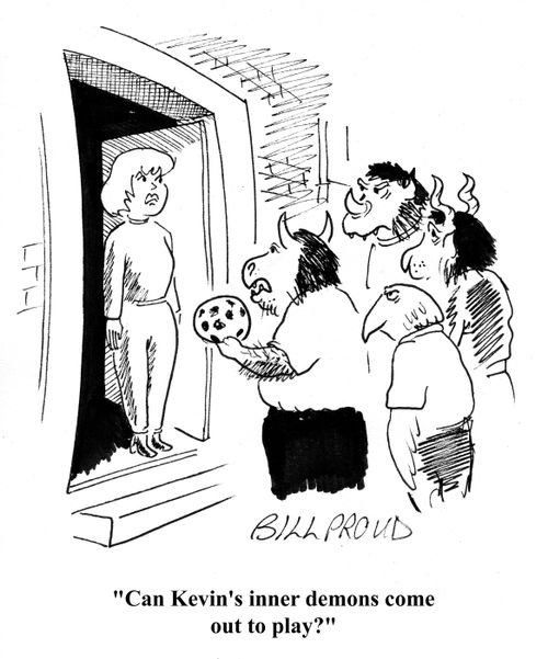 'Can Kevin's inner demons come out to play?'
