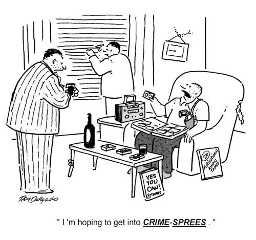 'I'm hoping to get into Crime Sprees.'