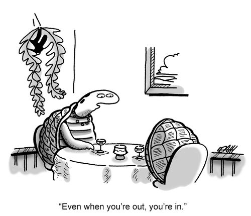 'Even when you're out, you're in.'