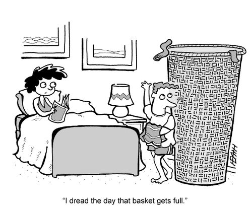 'I dread the day that basket gets full.'
