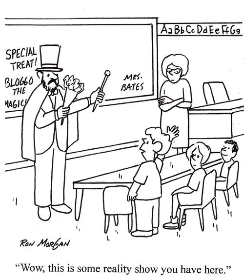 'Wow, this is some reality show you have here.'