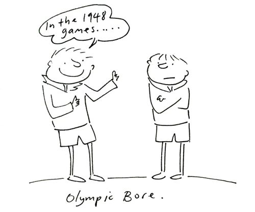 Olympic Bore: 'In the 1948 games...'