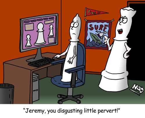 'Jeremy, you disgusting little pervert!'