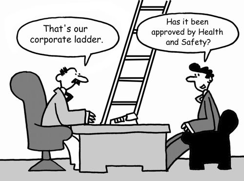 'That's our corporate ladder.'