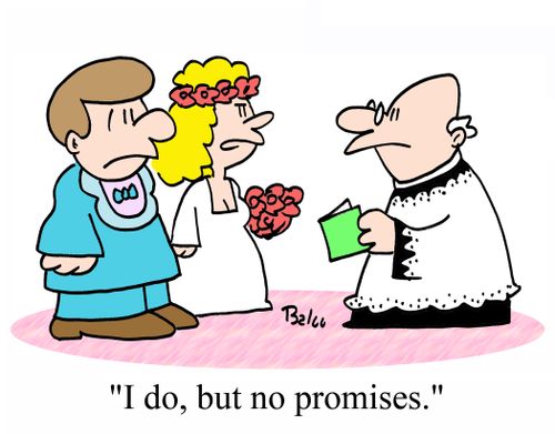 'I do, but no promises.'