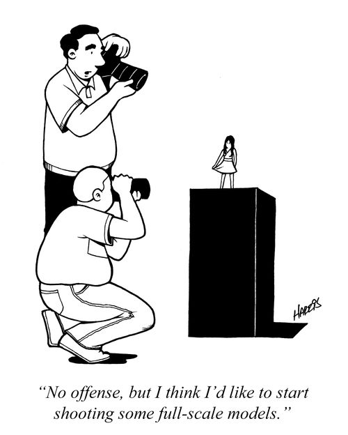 'No offense, but I think I'd like to start shooting some full-scale models.'