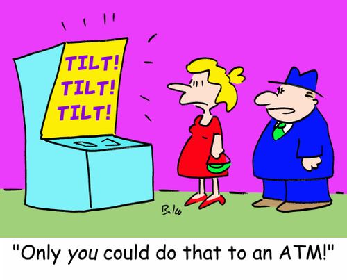 'Only you could do that to an ATM!'