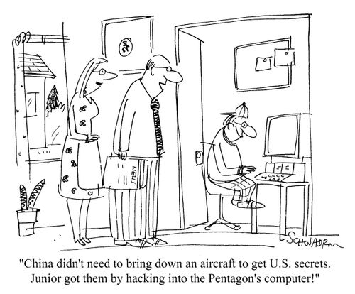 Child hacking into the US Pentagon