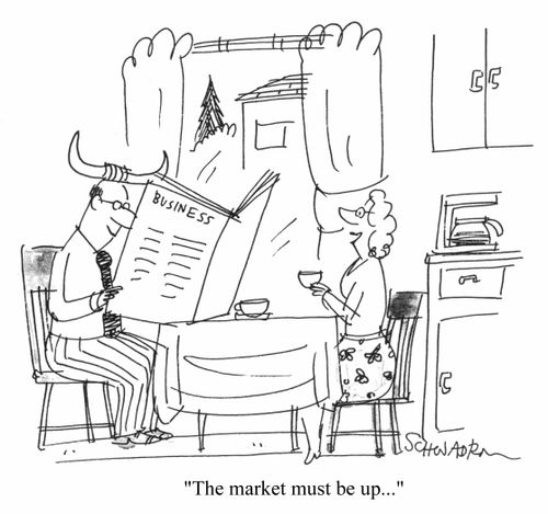 The market must be up