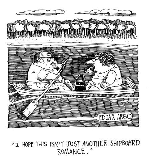 'I hope this isn't just another shipboard romance.'