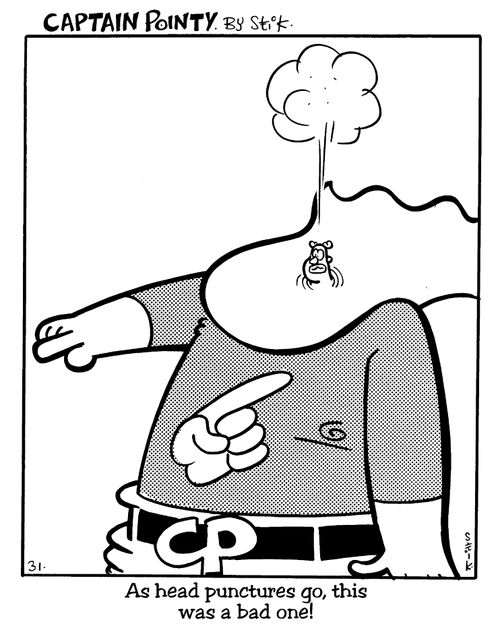 Captain Pointy No.54 - Bad head puncture