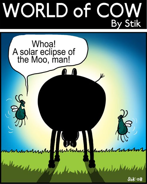 Whoa! A Solar eclipse of the Moo, man!