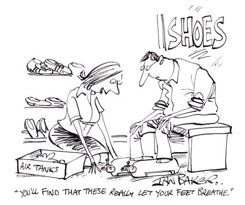 'You'll find that these really let your feet breathe'