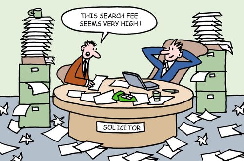 'This search fee seems very high.'