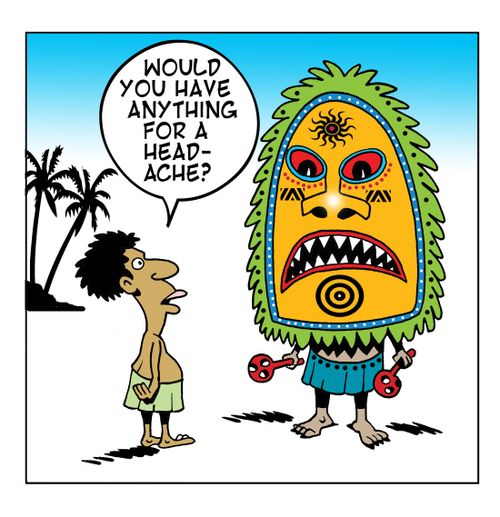 Would you have anything for a head-ache?